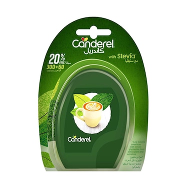 Canderel Sweetener with Stevia 360 Tablets