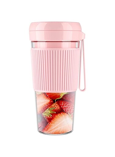Dubai Gallery Mini Portable Electric Juicer Pink 20 * 9 * 9Cm
