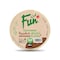 Fun Green Track Wooden Round Plates Beige 5.6inch 10 PCS