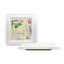 Fun Green Track Sukkar Pulp Square Plates White 10x10inch 10 PCS