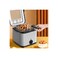 Deep Fryer 2.5L with View Window   Stainless Steel Lid   Silver &amp; Black   Home Use