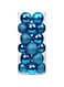 Emopeak 24Pcs Christmas Balls Ornaments for Xmas Christmas Tree - Shatterproof Christmas Tree Decorations Hanging Ball for Holiday Wedding Party Decoration (Lake Blue, 1.2"-3.1CM)
