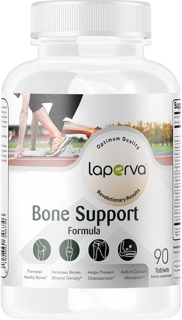 Laperva Bone Support 90 Tablets   Calcium, Magnesium, Vitamin D3 &amp; K1 for Bone Health and Bone Density