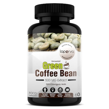 Laperva Green Coffee Bean, 500 mg, 60 Veggie Capsules