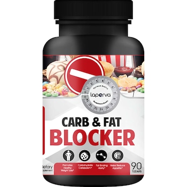 Laperva Carb and Fat Blocker, 90 Tablets