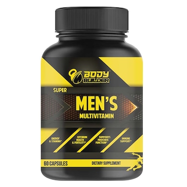 Body Builder Super Men's Multivitamin, 60 Capsules