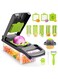 Chopper,Senbowe Multifunctional 13-in-1 Food Choppers Onion Chopper Vegetable Slicer Cutter Dicer Veggie chopper with 8 Blades