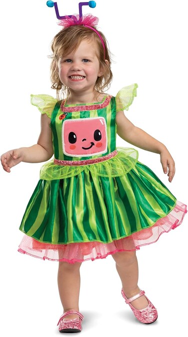 Disguise Cocomelon Toddler Dress, Official Cocomelon Costume Tutu Outfit For Kids
