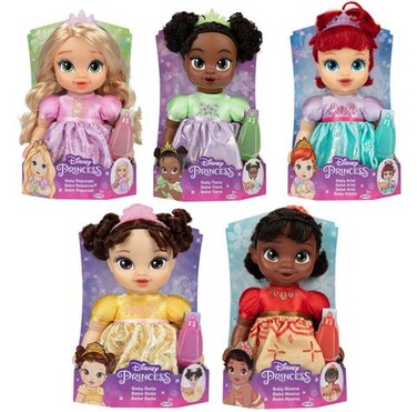 Disney Princess Deluxe Baby Doll 12", 1pc Assorted (Character May Vary)