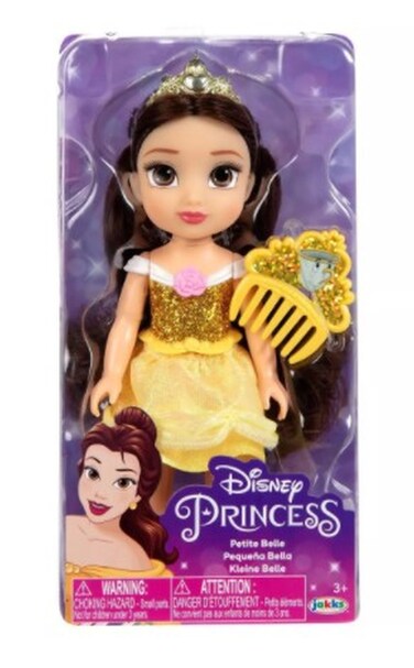 Disney Princess Petite 6" Dolls Glitter Bodice 1pc-Assorted (style may vary)