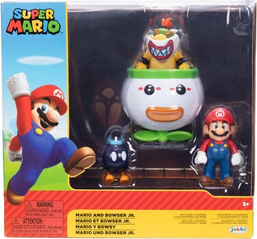 Super Mario 2Pk - Mario and Bowser Jr. Clown Car