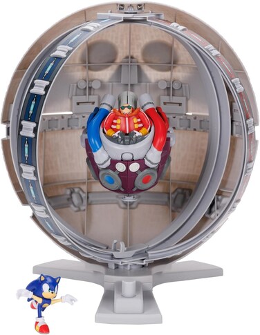 Sonic The Hedgehog Death Egg Playset with 2.5" Sonic Action Figure Included. Recreate Epic Battles From with This For Any Fan.