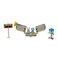 Sonic The Hedgehog 2.5 Level Clear Diorama