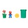 Super Mario Nintendo Soda Jungle Diorama Includes 3 Figures And 2 Accessories: 2.5-Inch Mario, Wiggler, Piranha Plant, Warp Pipe, Coin. Ages 3+ (Officially Licensed)