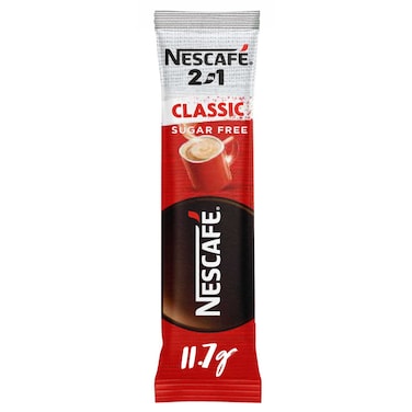 Nescafe 2-In-1 Classic Sugar-Free Instant Coffee, 11.7g