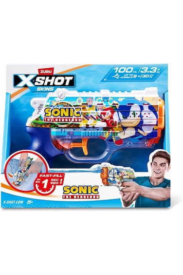 Zuru X-Shot Water Nano Fast-Fill Skins Sonic XS-118166