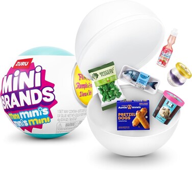 مجموعة ألعاب ميني براندز زورو "املأ الثلاجة" من السلسلة الأولى، لعبة مصغرة قابلة للتجميع، عبوة مغلقة، نسخة طبق الأصل، لهواة الجمع