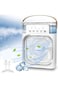 SHENGYI Portable Fan Mini Air Conditioner Fan, Desktop Misting Fast Cooling Fan With Led Light, Mult