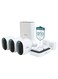 Arlo Ultra 2 Spotlight 3-Camera Security Bundle Indoor/Outdoor 4K - White