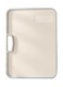 Plastic Cutting Board, for Kitchen Dishwasher Chopping Board with Juice Grooves, Easy - Grip Handles, Durable Cutting Boards for Kitchen, Easy to Clean, for Meat, Fruits, Veggies (Beige M)