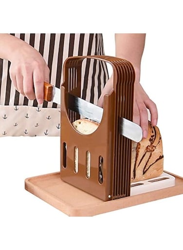 Slicer, Bread Bake Bread Slicer Cutter, Foldable Bread Slicer Compact Bread Slicing Guide,Kitchen Accessories,Bread Machine Bread Maker for Homemade Bread Bagel Loaf Sandwich