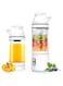 Angju Portable Blender for Shakes &amp; Smoothies, Anti-jam Blade High Speed Travel Blender, 700ml Rechargeable Blender, Travel Lid Mini Fruit Juice Mixer with BPA Free Sporty Bottle for Picnic/Office/Gym