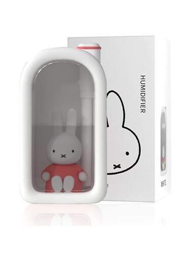 MAKINGTEC Cool Mist USB Humidifier - Ultrasonic Quiet Humidifiers, Mini Cute Humidifier with Night Light, 380ml Humidifiers for Bedroom/Babies Nursery/Office,Waterless Auto Shut-off