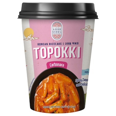 غود سيول توبوكي كعكة أرز كاربونارا كورية 113 غرام