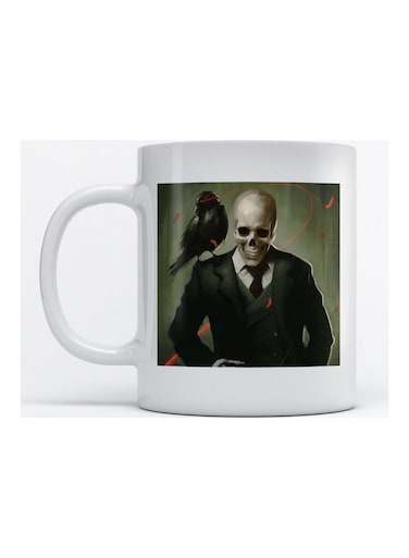 Mug Skeleton for Coffee and Tea White