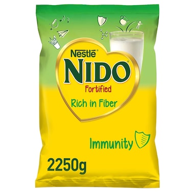 Nestle Nido Fortified Milk Powder Rich In Fiber Pouch 2250g