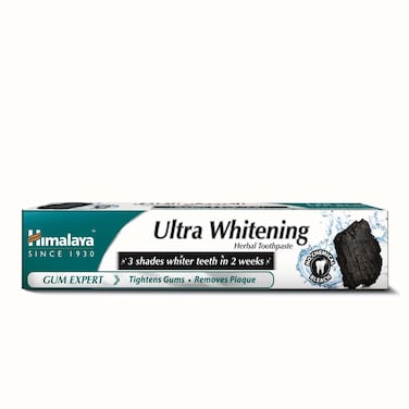 هيمالايا جام إكسبرت معجون أسنان فائق التبييض بالفحم، 75 ملل - أسود