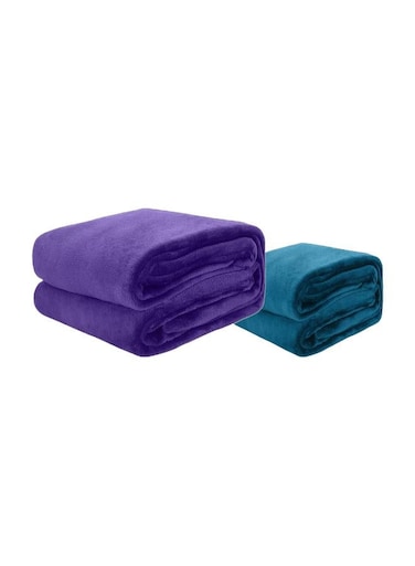 G H Flannel Fleece Single Size 160x220cm for All Season Fluffy Blanket Warm Bed Blanket Throw for Sofa &amp; Bed Comfortable and Soft Blanket