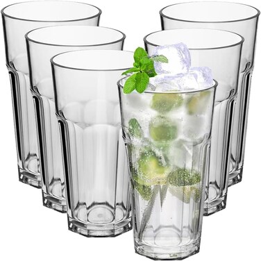 Art Stackable Glass, 345ml, Transparent, 6 Pieces