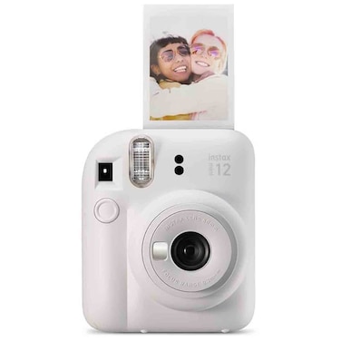Fujifilm Instax Mini 12 Instant Camera, Clay White