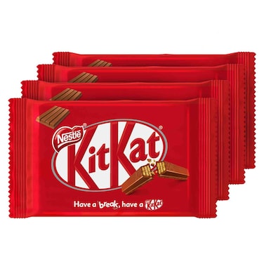 Nestle KitKat Chocolate Wafer Value Pack, 36.5g Pack of 4