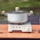 Portable Single Burner Camping Gas Stove with Piezo Ignition, Anti-Skid Pot Stand for Outdoor Cooking