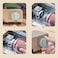 Portable Single Burner Camping Gas Stove with Piezo Ignition, Anti-Skid Pot Stand for Outdoor Cooking