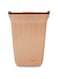 Nayasa Rope Laundry Basket Small- 44 Ltrs   Plastic Cloth Storage Basket   Laundry Storage Basket with Lid   Laundry Basket for Bathroom   Storage Organizer  Light Brown
