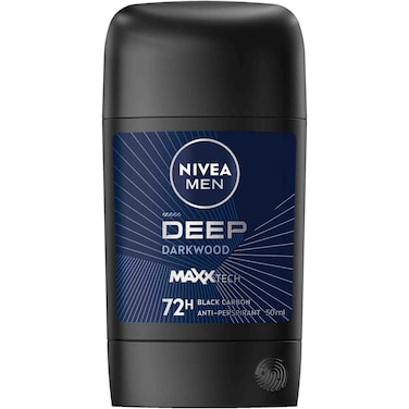 NIVEA MEN Antiperspirant DEEP Black Carbon Stick 50ml