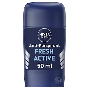 NIVEA MEN Antiperspirant Stick for Men, 48h Protection, Fresh Active Fresh Scent, 50ml