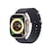 Riversong Motive 5T Calling Smart Watch, 1.9 inch Borderless Display, 50+ Sports Modes, AI Voice Assistant, 24h Health Management, IP68 Waterproof &amp; More, Black &amp; Orange Strap