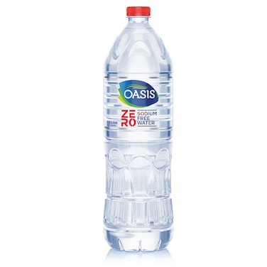 Oasis Zero Sodium Free Drinking Water, 1.5L
