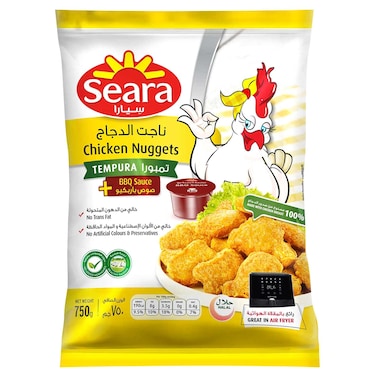 Seara Tempura Chicken Nuggets with BBQ Sauce, 750g