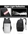 Della Gao Laptop Backpack, Extra Large Anti-Theft Business Travel Laptop Backpack Bag with USB Charging Port, Water Resistant College School Computer Rucksack Bag for Men/Women for 17 Inch Laptop and Notebook Black