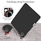 ZOOMEE Case for iPad Pro 13 Inch 2024 M4 with Pencil Holder Slim Trifold Soft TPU Back Support Pencil Pro and Pencil(USB-C) Auto Sleep/Wake iPad Pro 13 Case, Black
