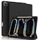 ZOOMEE Case for iPad Pro 13 Inch 2024 M4 with Pencil Holder Slim Trifold Soft TPU Back Support Pencil Pro and Pencil(USB-C) Auto Sleep/Wake iPad Pro 13 Case, Black