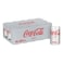Coca-Cola Light Carbonated Soft Drink Can, 150ml Pack of 15