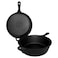 Westinghouse USA 3-Quart Pre-Seasoned Cast Iron Dutch Oven with 10.25-Inch Skillet Lid &ndash; Versatile 2-in-1 Cookware for Indoor &amp; Outdoor Use
