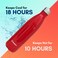 Westinghouse USA 750ML Stainless Steel Vacuum Flask &ndash; Red   Double-Walled Insulated Bottle   Leak-Proof Push-Button Lid   Keeps Drinks Hot for 10 Hours &amp; Cold for 18 Hours