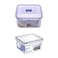 Westinghouse USA 2.0L Square Food Storage Box   BPA-Free Plastic   Airtight &amp; Leak-Proof   Perfect for Snacks &amp; Leftovers